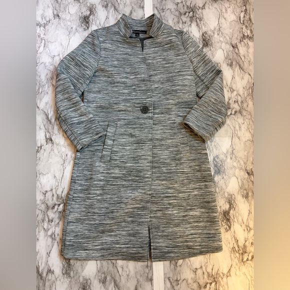 Kenneth Cole New York Jackets & Blazers - Kenneth Cole New York Heathered Gray Coat size‎ S